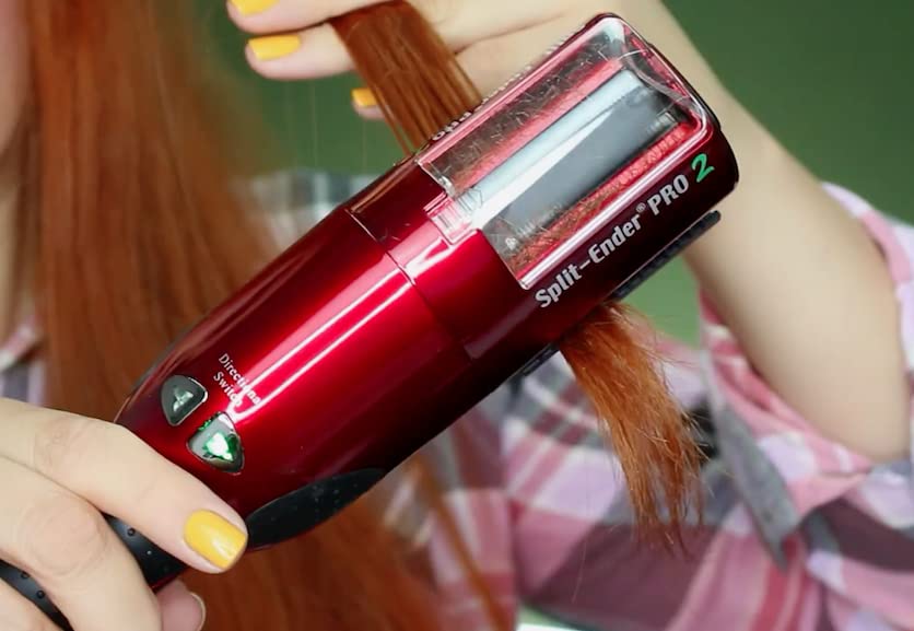 Split Ender Pro 2 Automatic Easy Split End Remover, Damaged Hair Repair Trimmer for Broken, Frizzy, Dry, and Brittle Split Ends,
