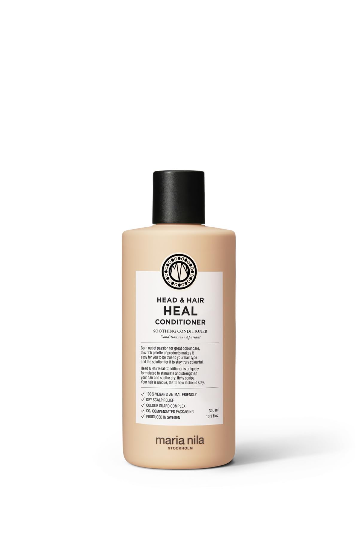 Maria Nila Head & Hair Heal, Conditioner 10.1 Fl Oz, Soothing Aloe Vera for dry & itchy scalps, 100% Vegan & Sulfate/Paraben fre
