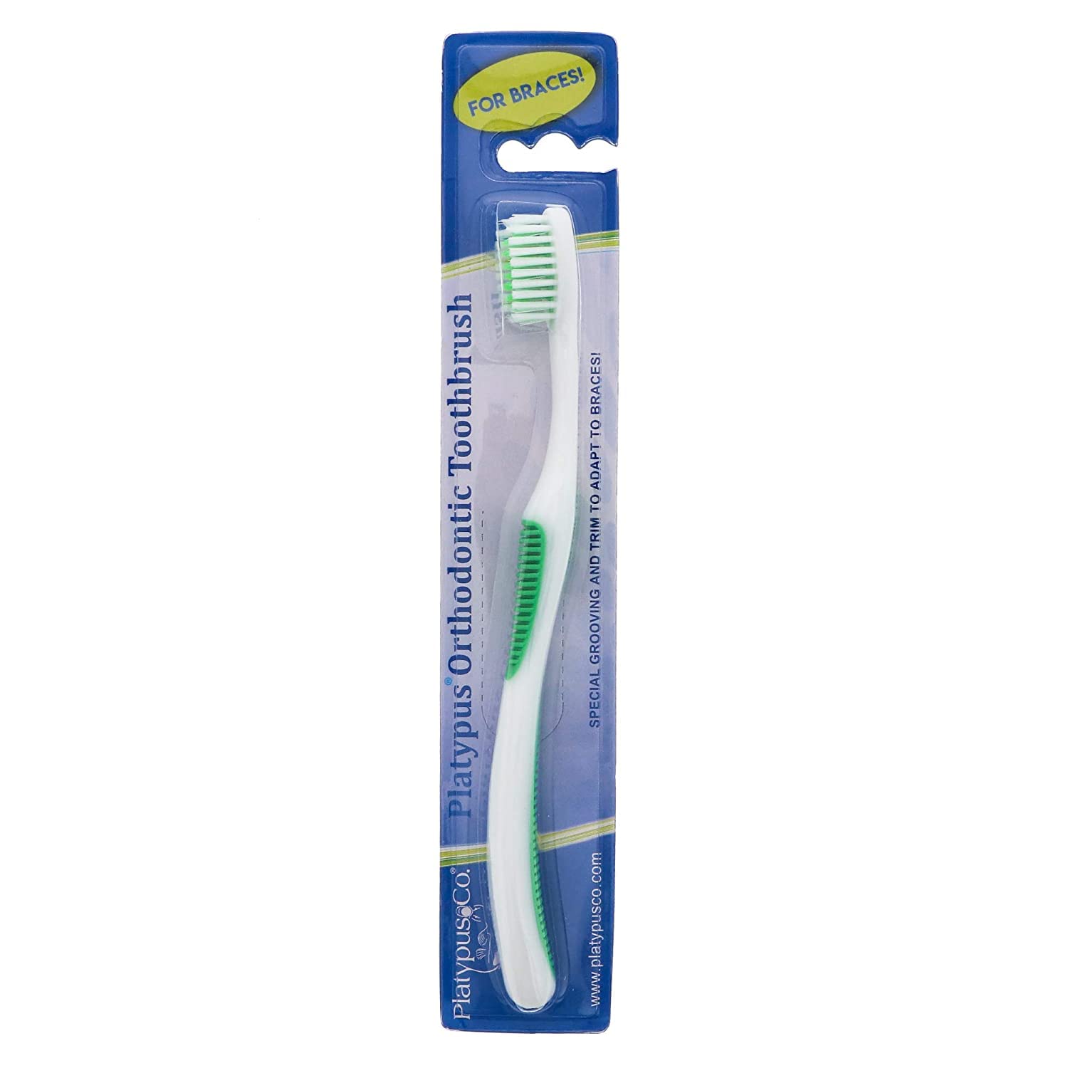 Orthodontic Toothbrush By Platypus For Unisex - 1 Pc Toothbrush