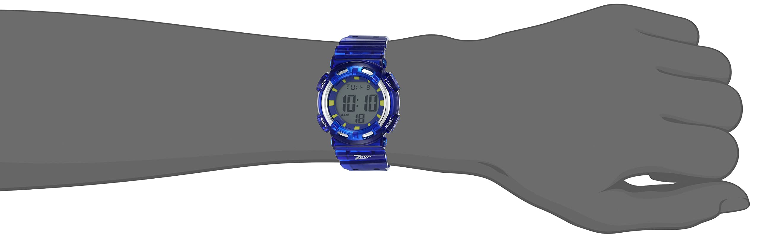 Zoop Digital Bluish Grey Dial ChildrenS Watch -Nkc3026Pp02