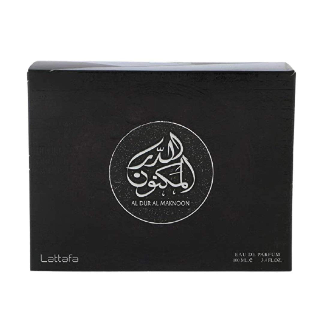 Lattafa Al Dur Al Maknoon Silver For Men Edp - 100 Ml (3.4 Oz) I Fresh Light Leather With Fruity Accents I Leathery,Musky,Slight