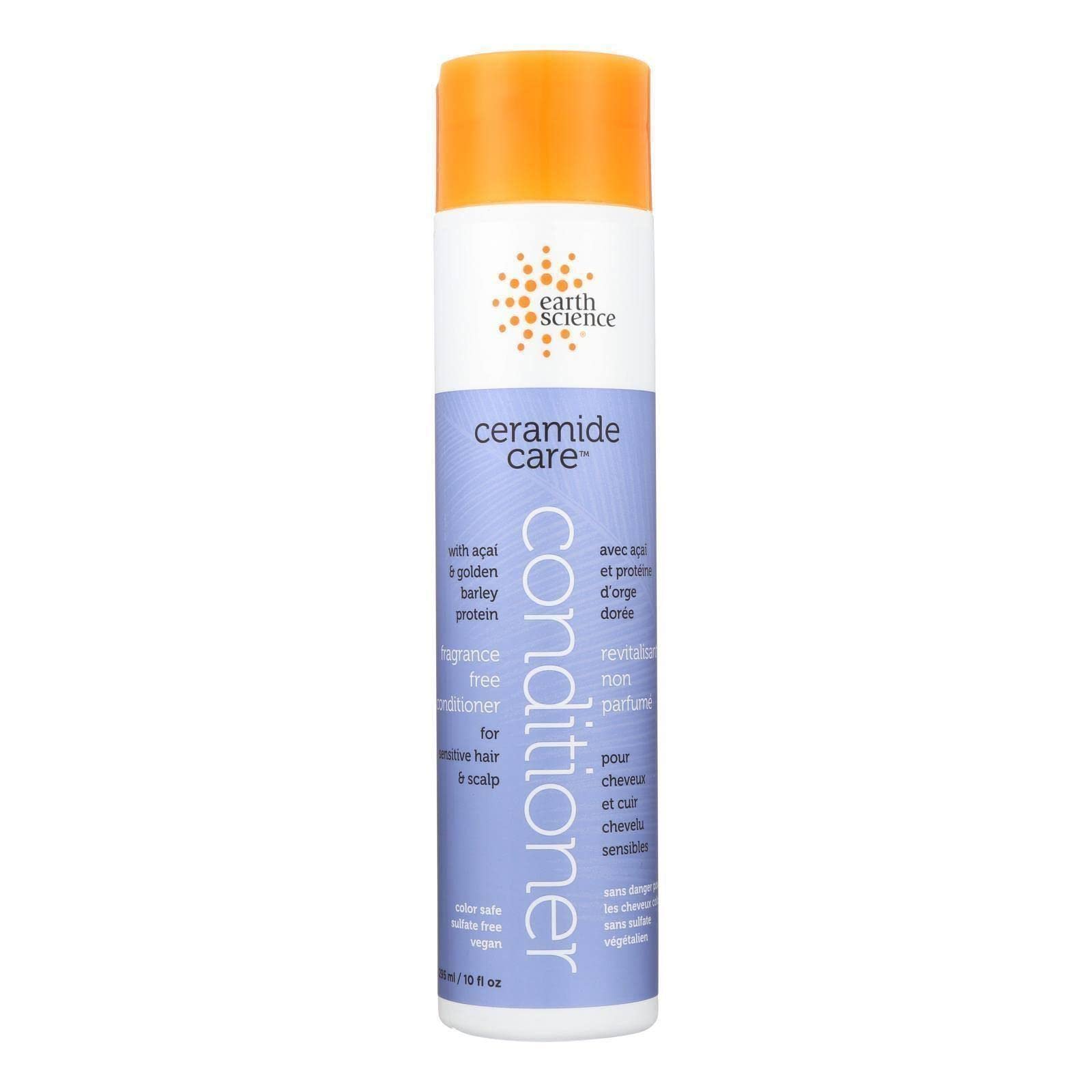 EARTH SCIENCE - CERAMIDE CARE: Fragrance Free Conditioner for Sensitive Hair and Scalp (10 oz.)