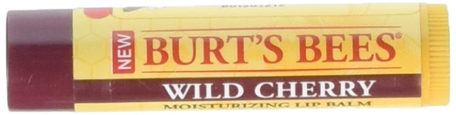 BurtS Bees Lip Balm Wild Cherry 0.15 Oz, 2 Pack