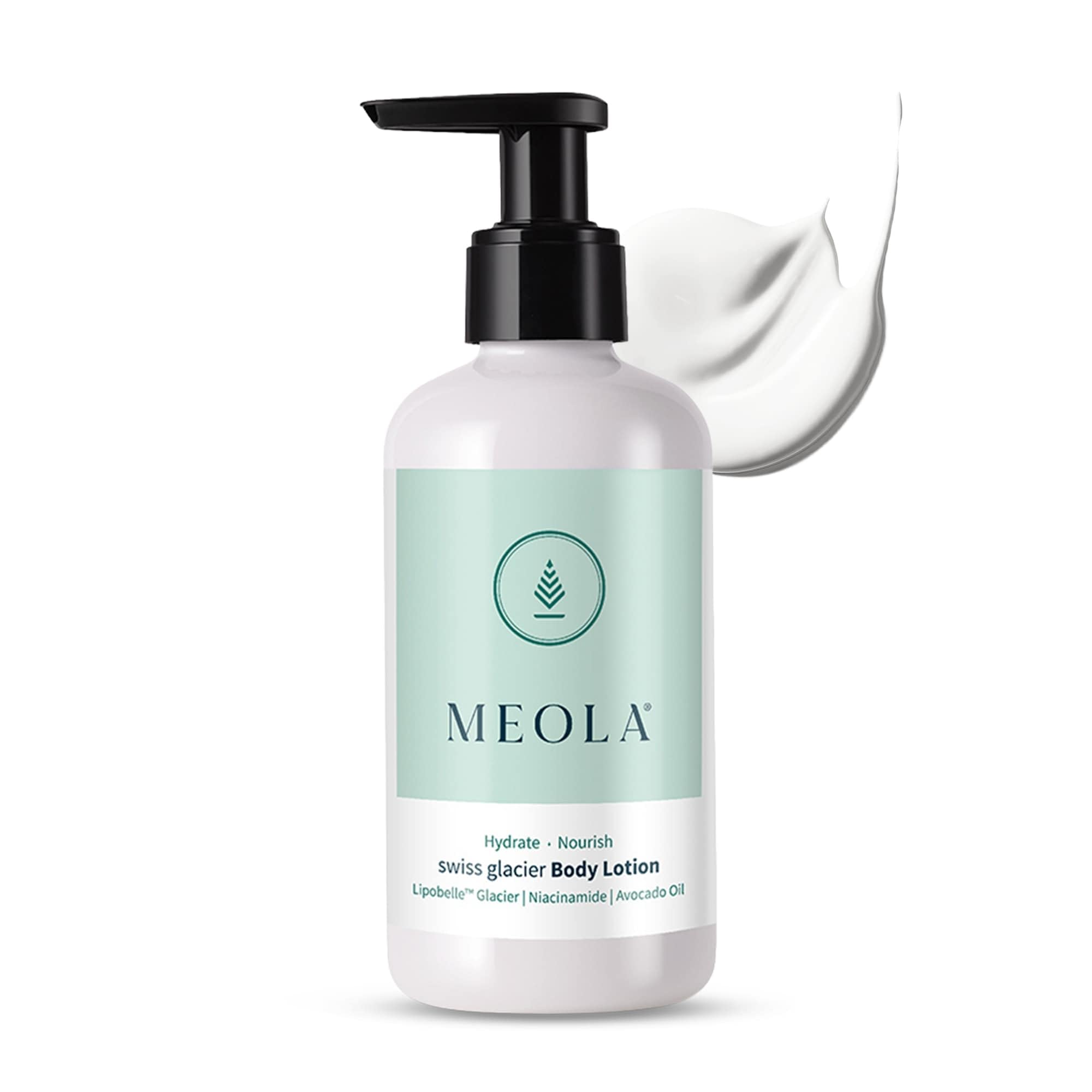 Meola Swiss Glacier Body Lotion 200Ml For Women & Men | Deep Hydration & Nourishing Moisturizer With Shea Butter, Niacinamide & 