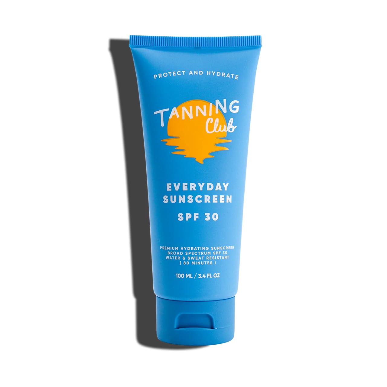 Tanning Club Everyday Sunscreen Lotion SPF 30  Hydrating, Broad Spectrum Reef Friendly Sunscreen Body Lotion Sweat & Water Res