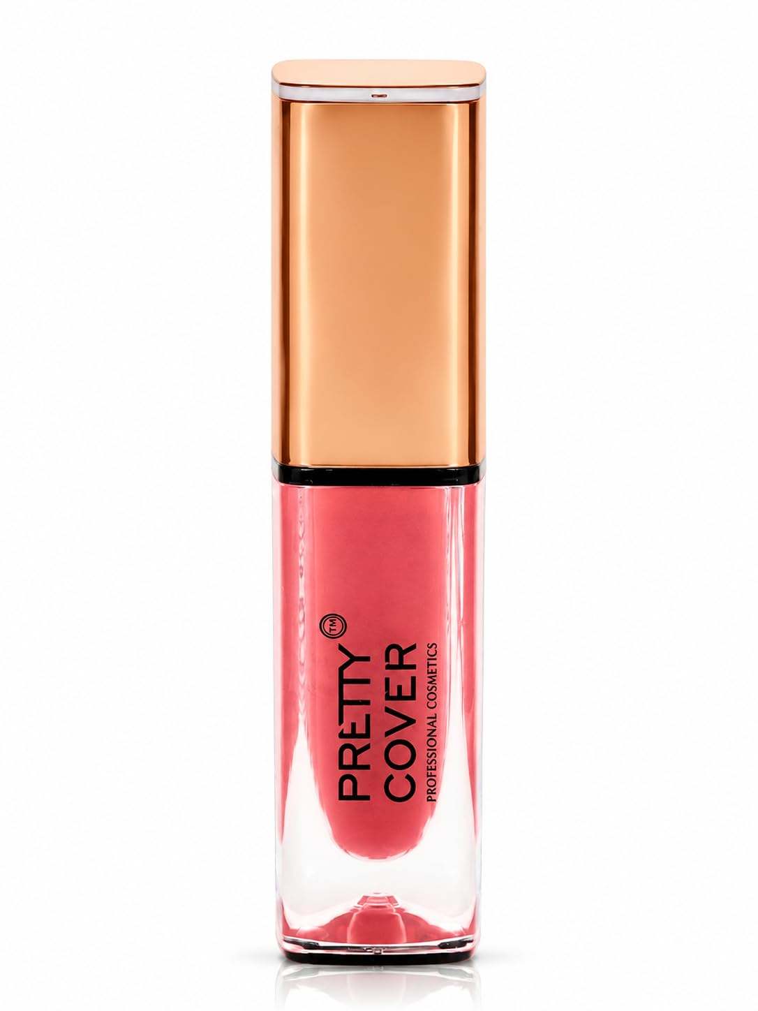 Pretty Cover Matte High Saturation Lip Gloss Highly Pigmented, NonDrying Liquid Lipstick Smooth, Lightweight  3.5Ml (Flamingo)