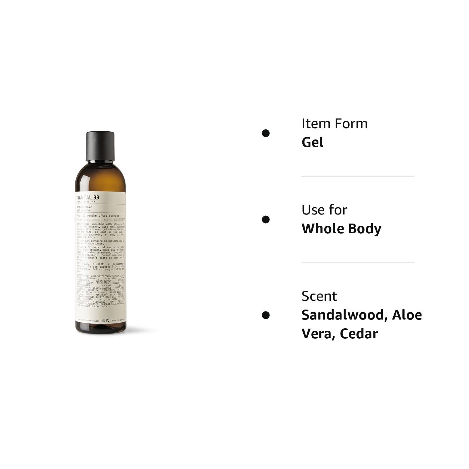 Le Labo Santal 33 Shower Gel - 8 oz./237ml