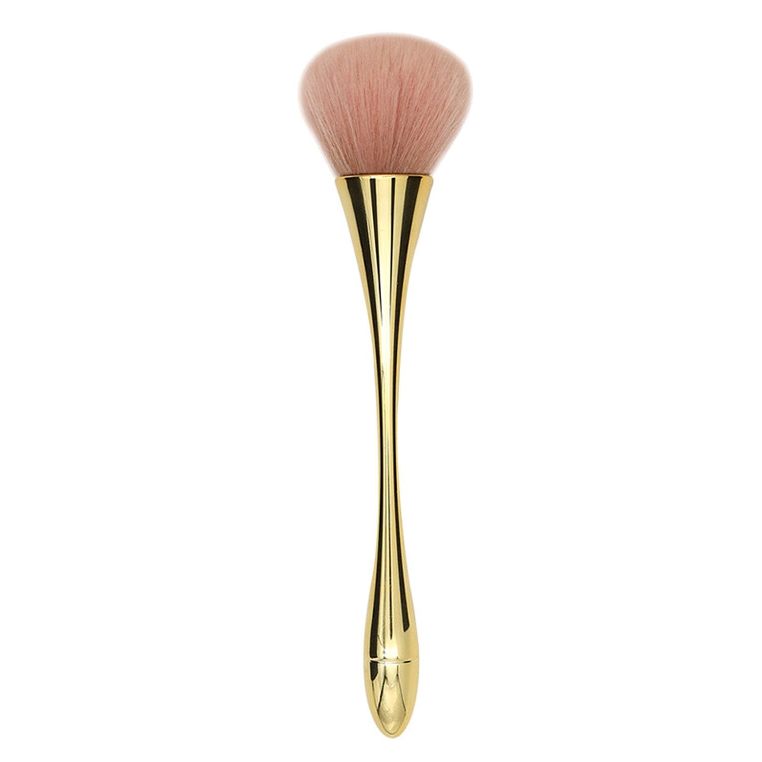 Blacklaoban Large Makeup Powder Foundation Brush Single Soft Face Cosmetic Makeup Brush Big Blush Loose Powder Brush Soft Dust C