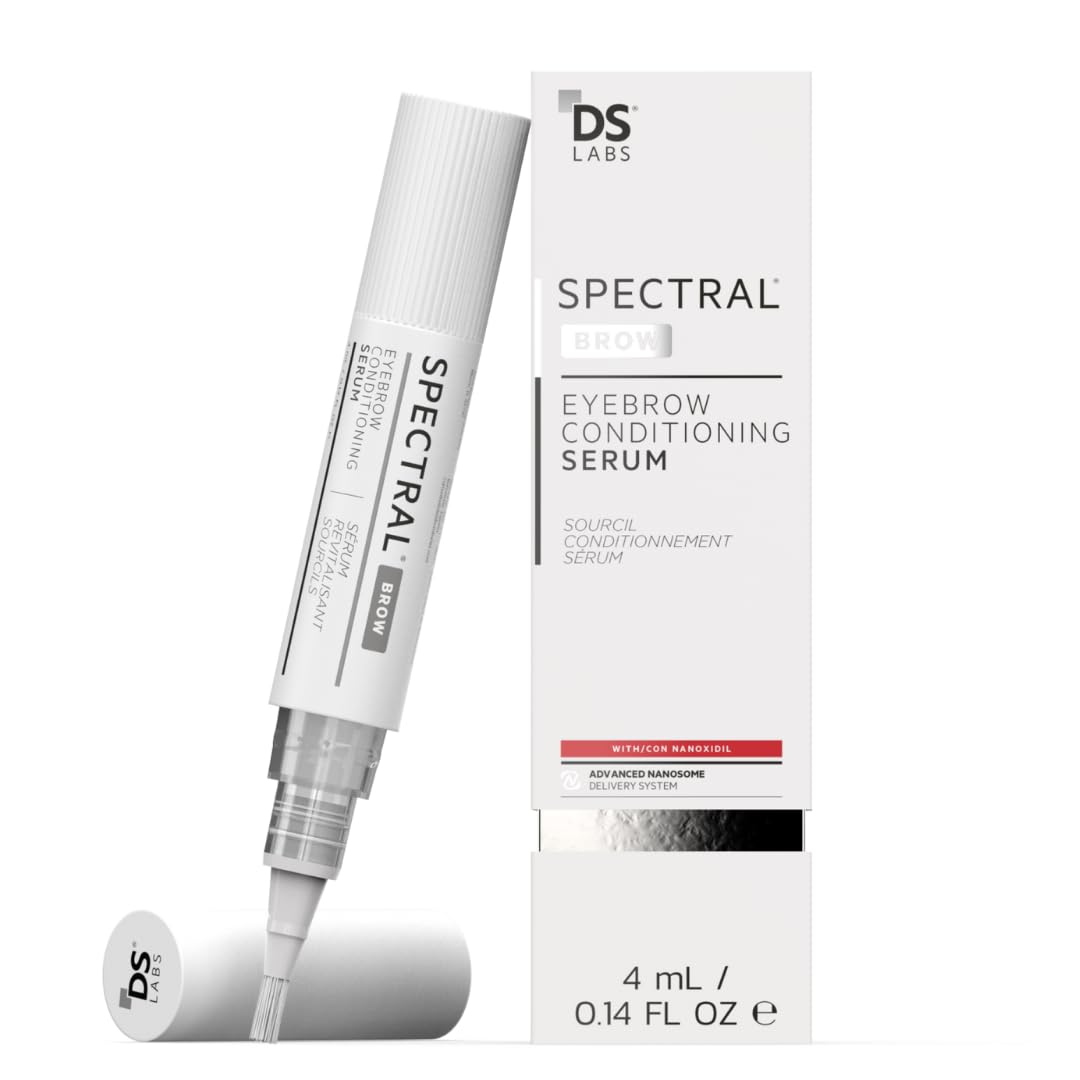 DS Labs Spectral.BROW Eyebrow Conditioning Serum - Supports Fuller, Thicker, Looking Brows, with Nanoxidil, Retinol & Hyaluronic
