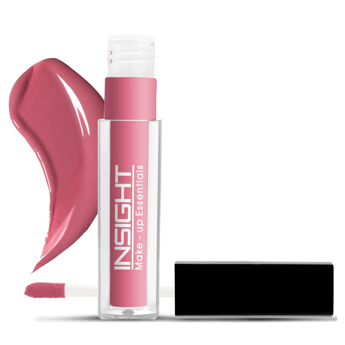 Insight Non Transfer Liquid Lipstick- Ferocious Pink| Waterproof| Matte Finish| Transfer & Smudge Proof| Lightweight| 12 Hr Wear