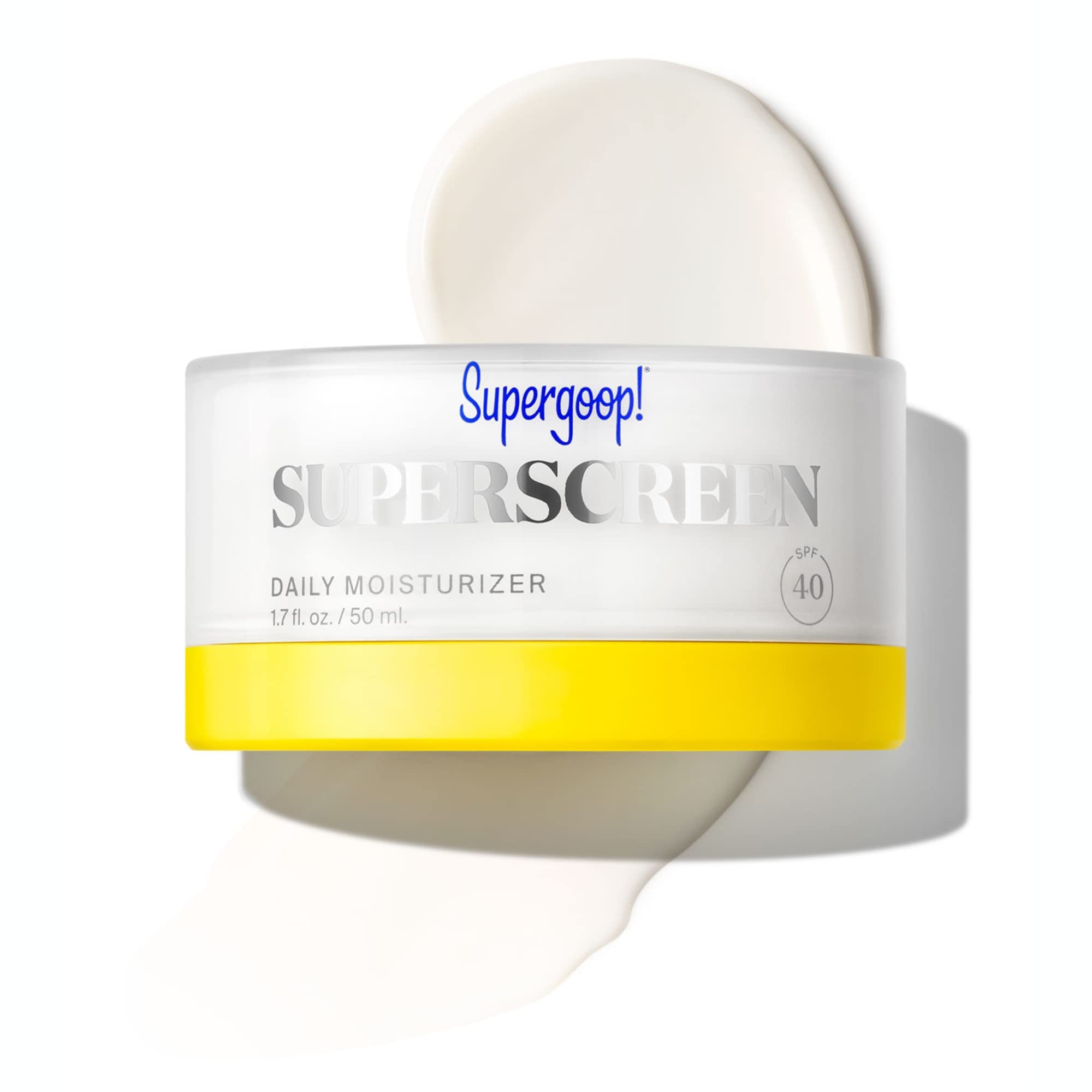 Supergoop! Superscreen - 1.7 Fl Oz - Spf 40 Pa+++ Hydrating Daily Moisturizer Sunscreen - Protection From Uv Rays + Helps Filter
