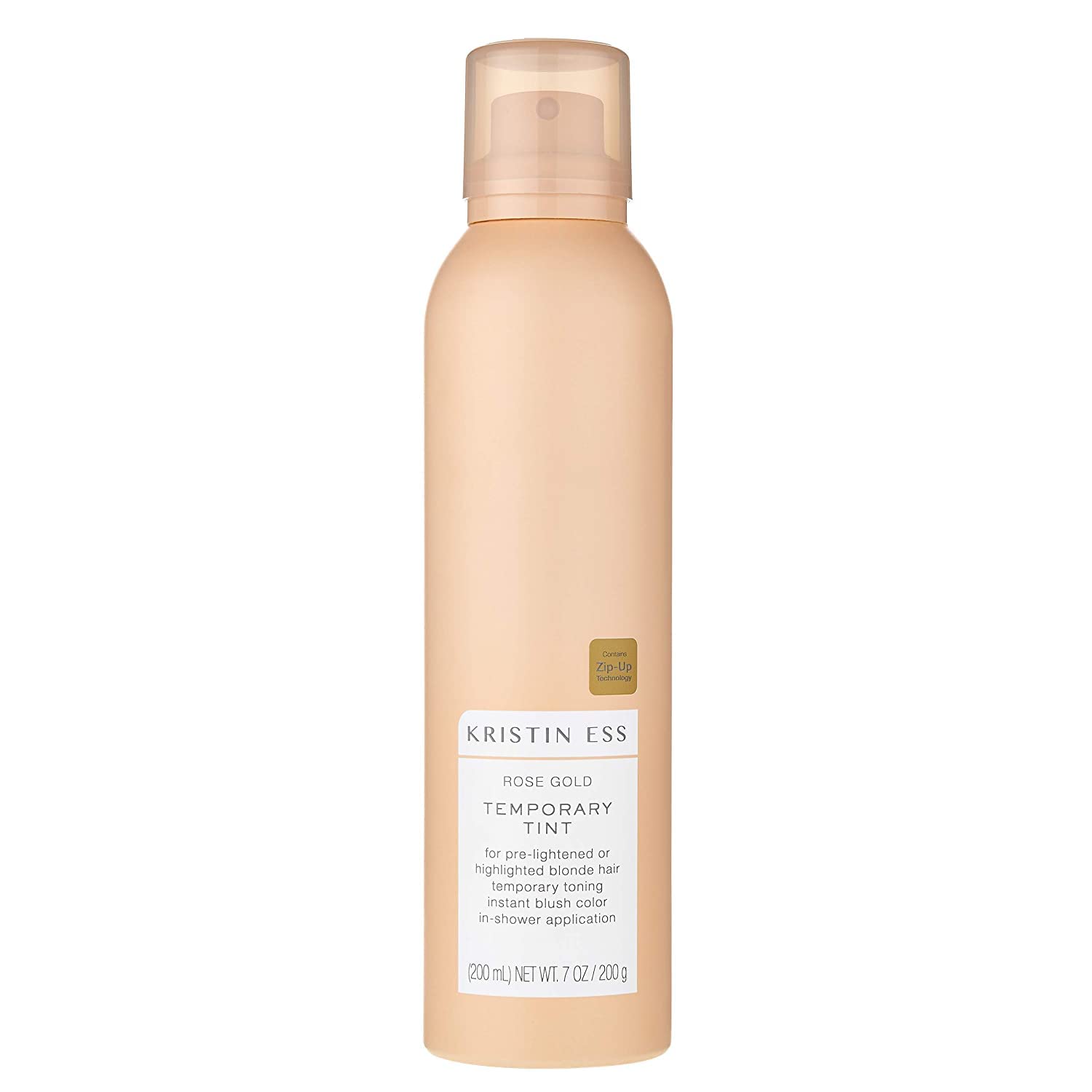 Kristin Ess Hair Rose Gold Temporary Tint - Pastel Pink Hair Color Spray For Blonde Or Light Hair, Washable, Temporary Hair Dye,
