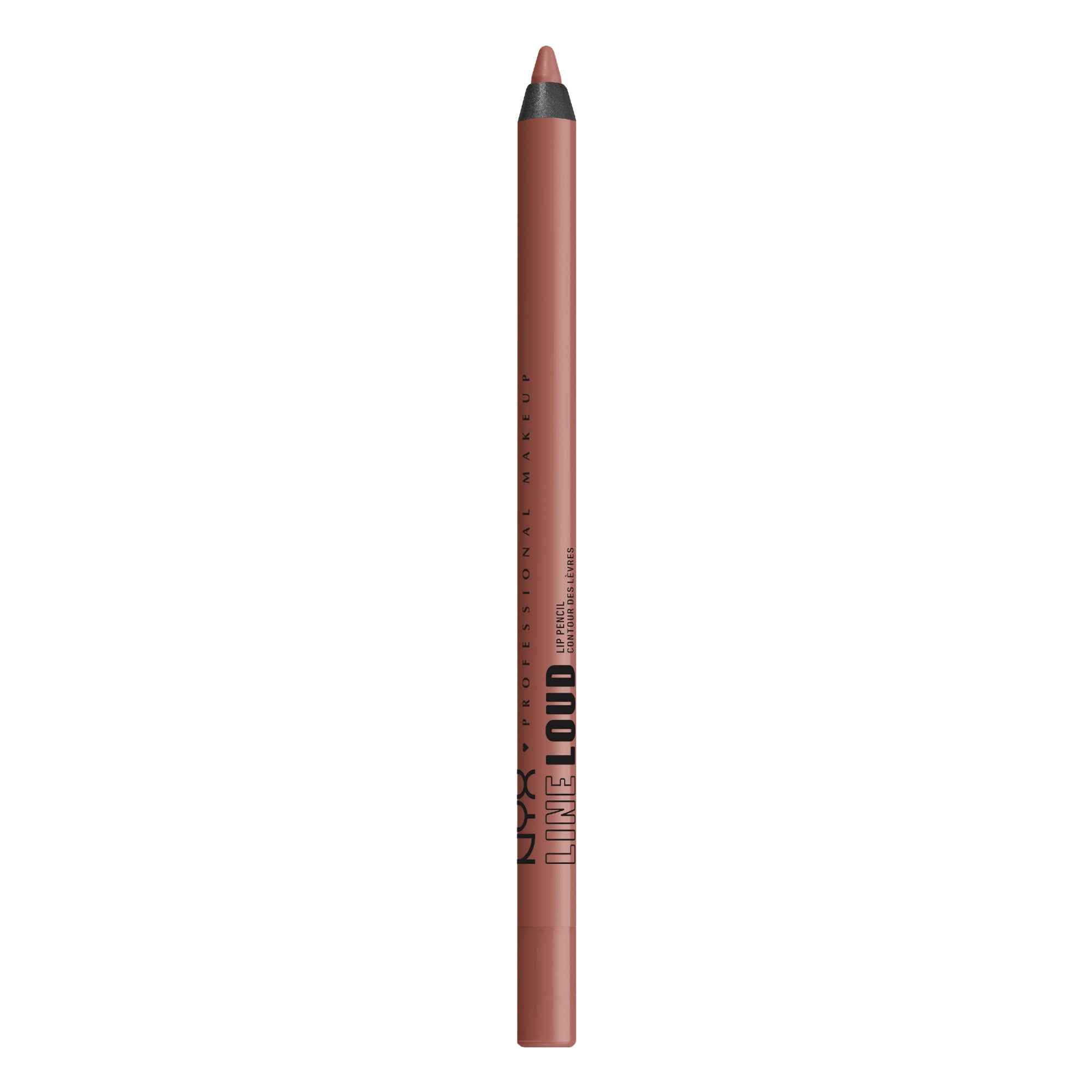 NYX PROFESSIONAL MAKEUP Line Loud Lip Liner, Longwear and Pigmented Lip Pencil with Jojoba Oil  Vitamin E - Ambition Statement (