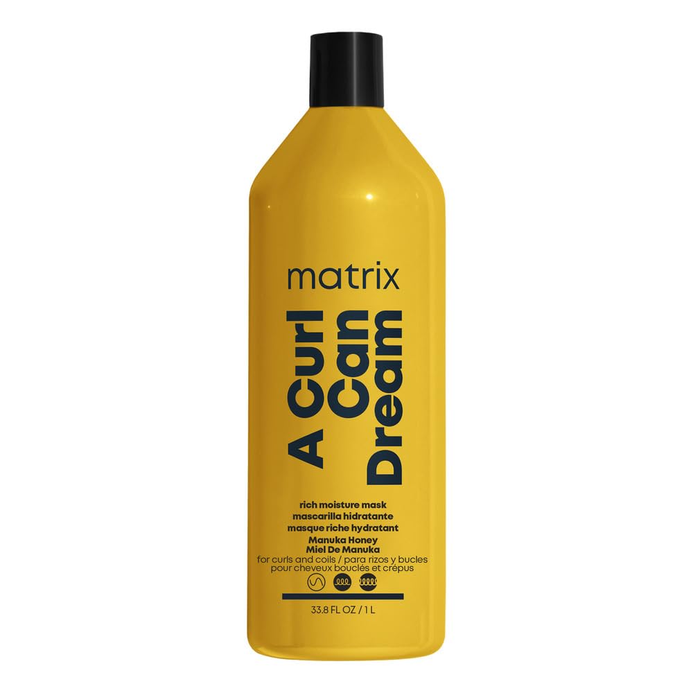 Matrix A Curl Can Dream Rich Mask Hydrating Hair Mask For Curly & Coily Hair Sulfate & Paraben Free 338 Fl Oz