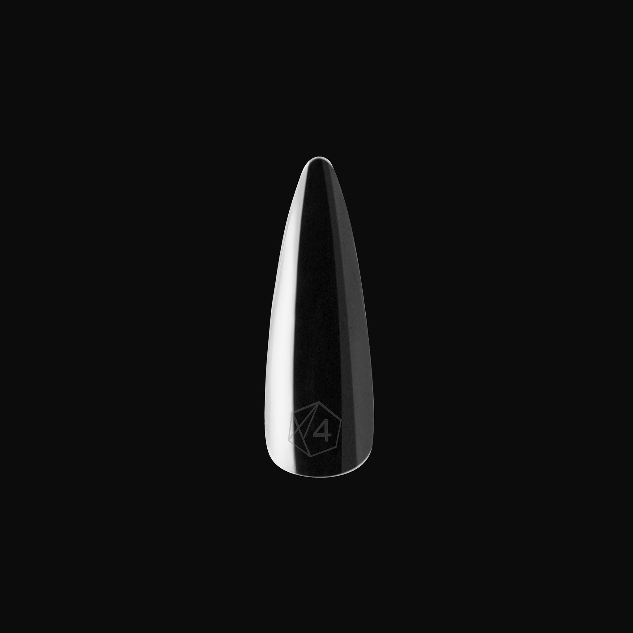 Apres Gel-X Sculpted Stiletto Long Tip Box | 500Pc Gel-X Tips, 11 Sizes 00-9, Premium Quality