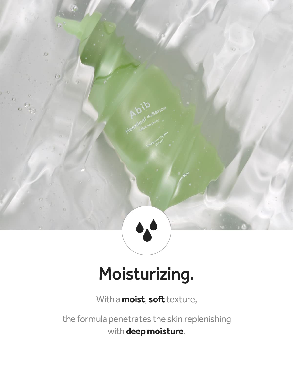 Abib Heartleaf Essence Calming Pump 1.69 Fl Oz / 50Ml I Essence For Face, Instant Relief For Redness
