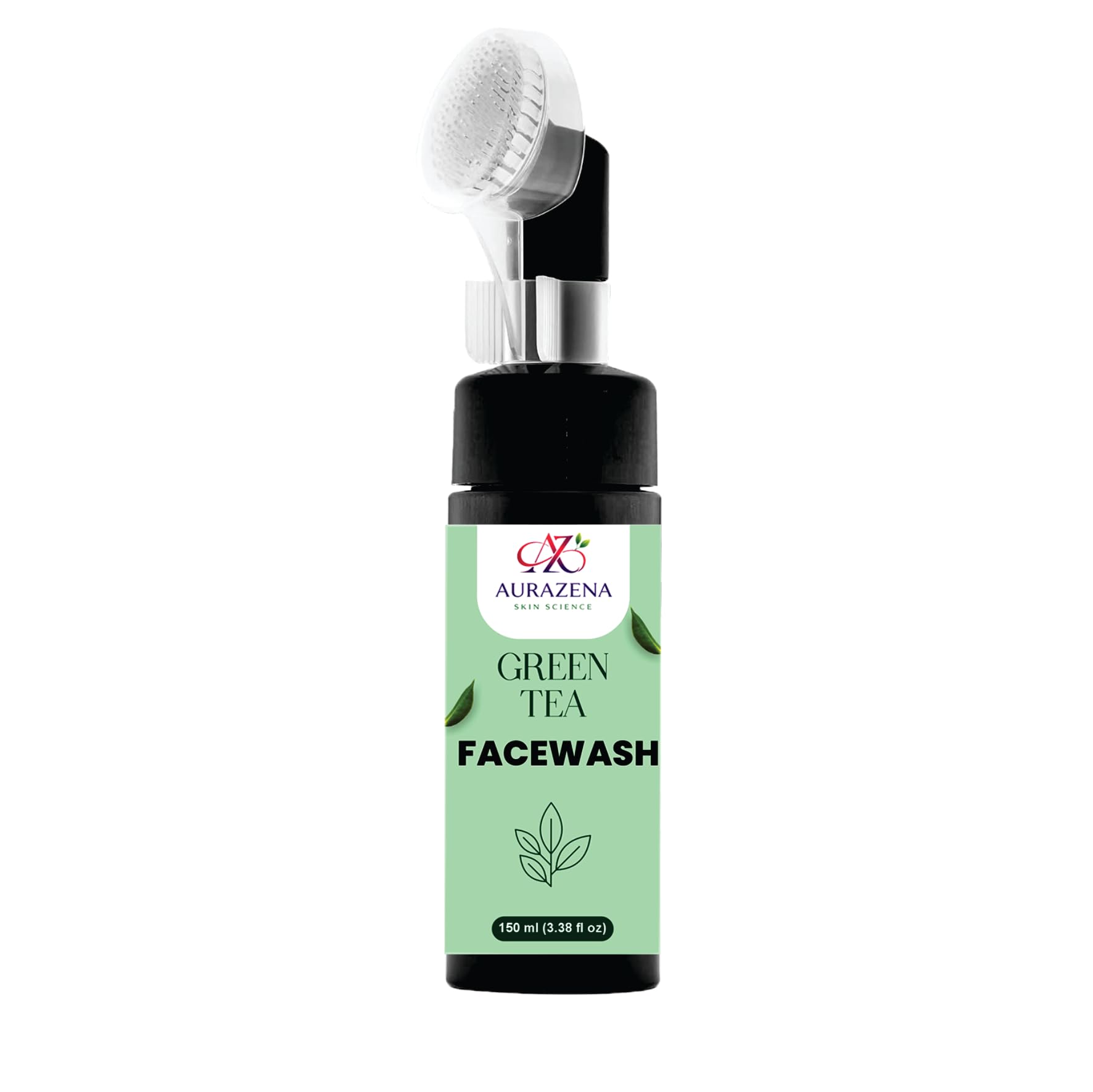 Aurazena Green Tea Face Wash For Oil Control & Fresh Skin, Gentle Daily Cleanser With Antioxidants, Removes Dirt & Impurities, S