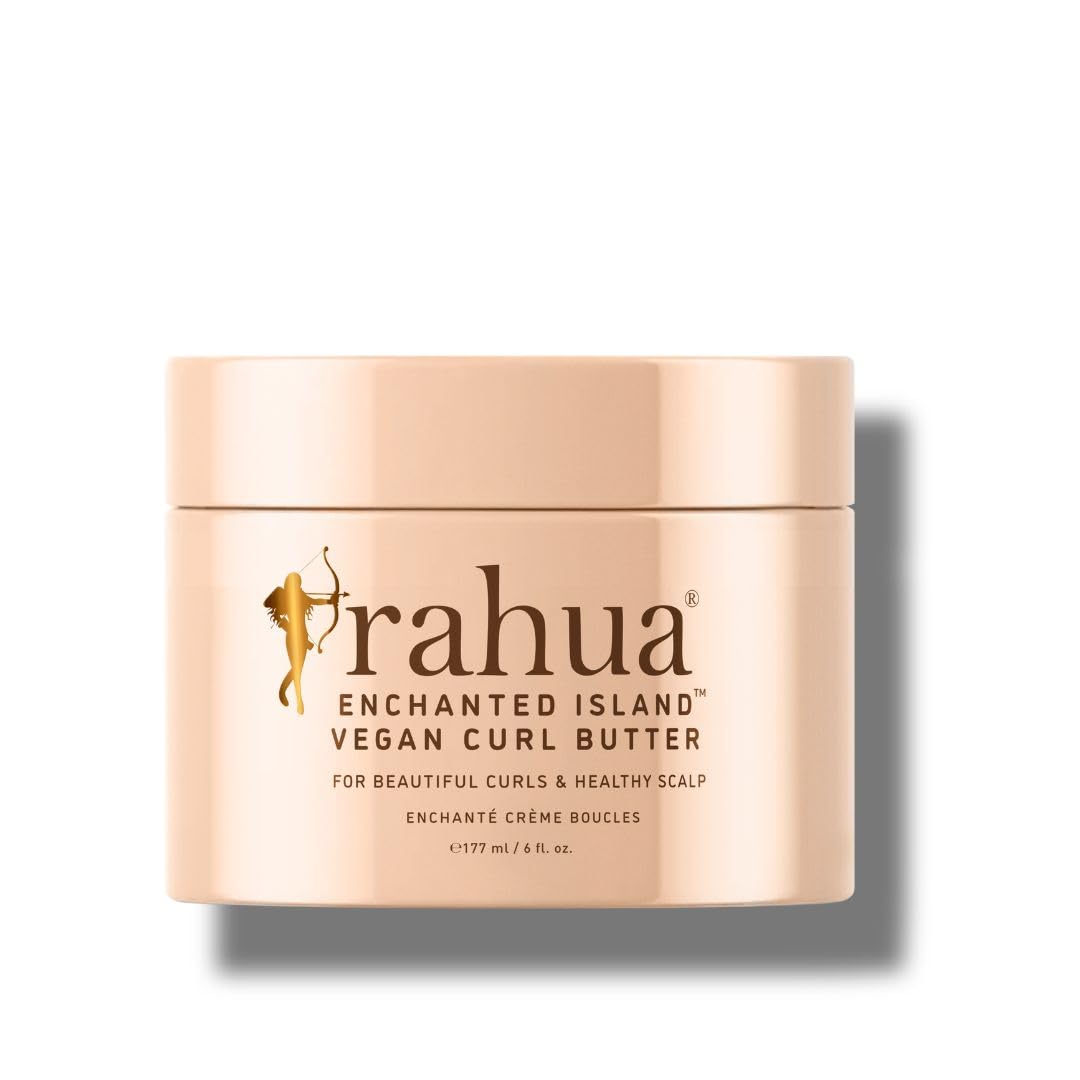 Rahua Enchanted Island Vegan Curl Cream Butter, 6 Fl Oz, Curly Hair Products for Scalp Care & Hair Care, Leave In Styling Cream 