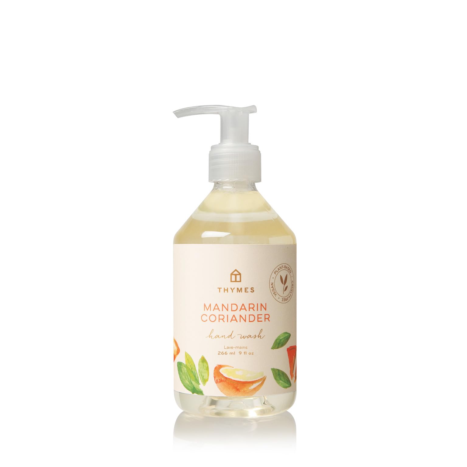 Thymes Hand Wash - Moisturizing Hand Soap Pump Bottle - Hydrating Liquid Hand Soap - Scented Soap With Notes Of Mandarin Oil, Co