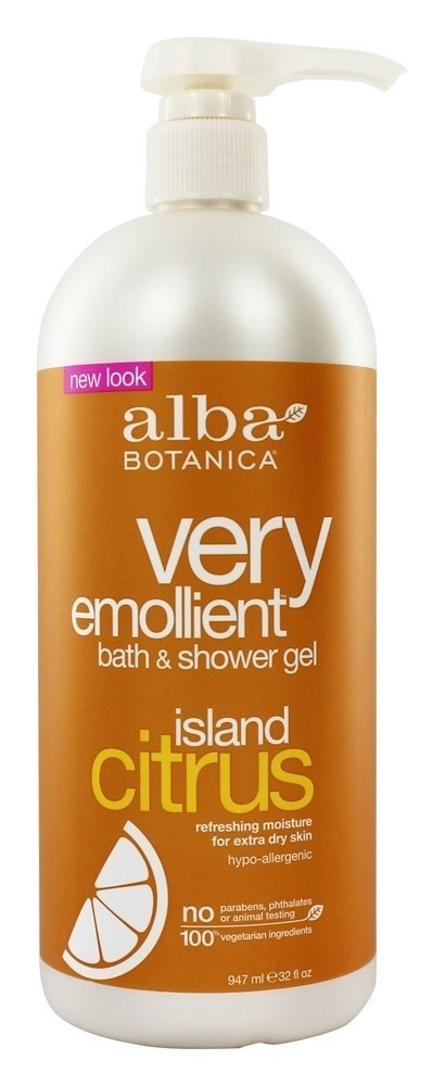 Alba Island Citrus Body Bath and Shower Gel, 32 Ounce - 3 per case.
