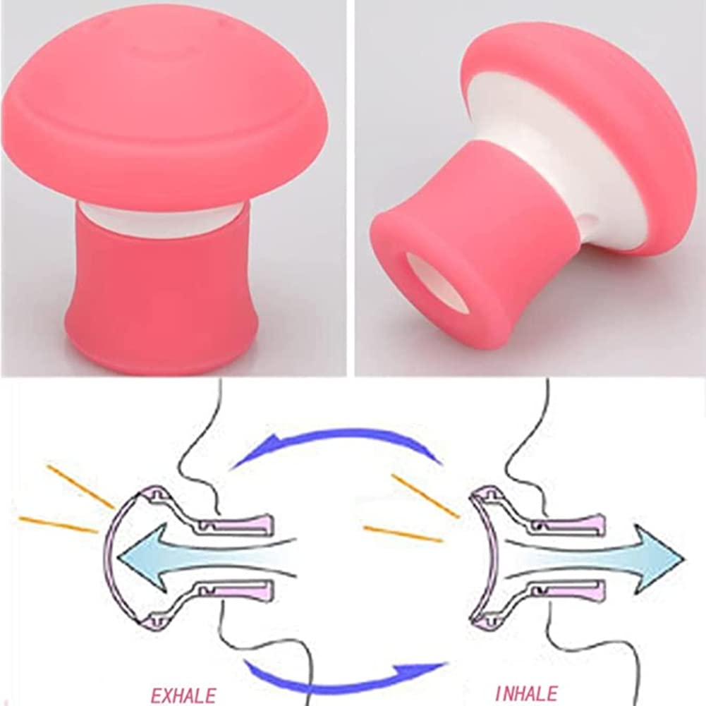 SURORAIN Face Exerciser, Facial Yoga for Skin Tighten Firm, Jaw Exerciser, Double Chin Breathing Exercise Device Jaw Face Slimme