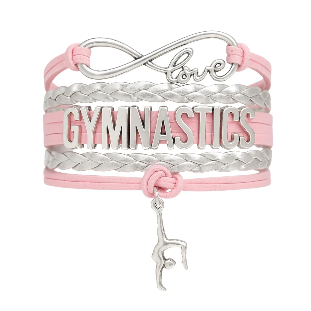Infinity Collection Gymnastics Bracelet- Gymnastics Bracelet- Gymnastics Jewelry For Gymnast