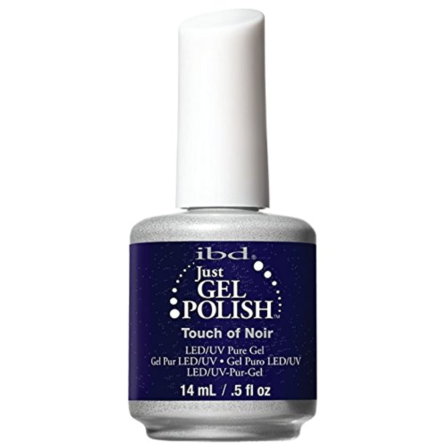 IBD Just Gel Nail Polish, Touch of Noir, 0.5 Fluid Ounce