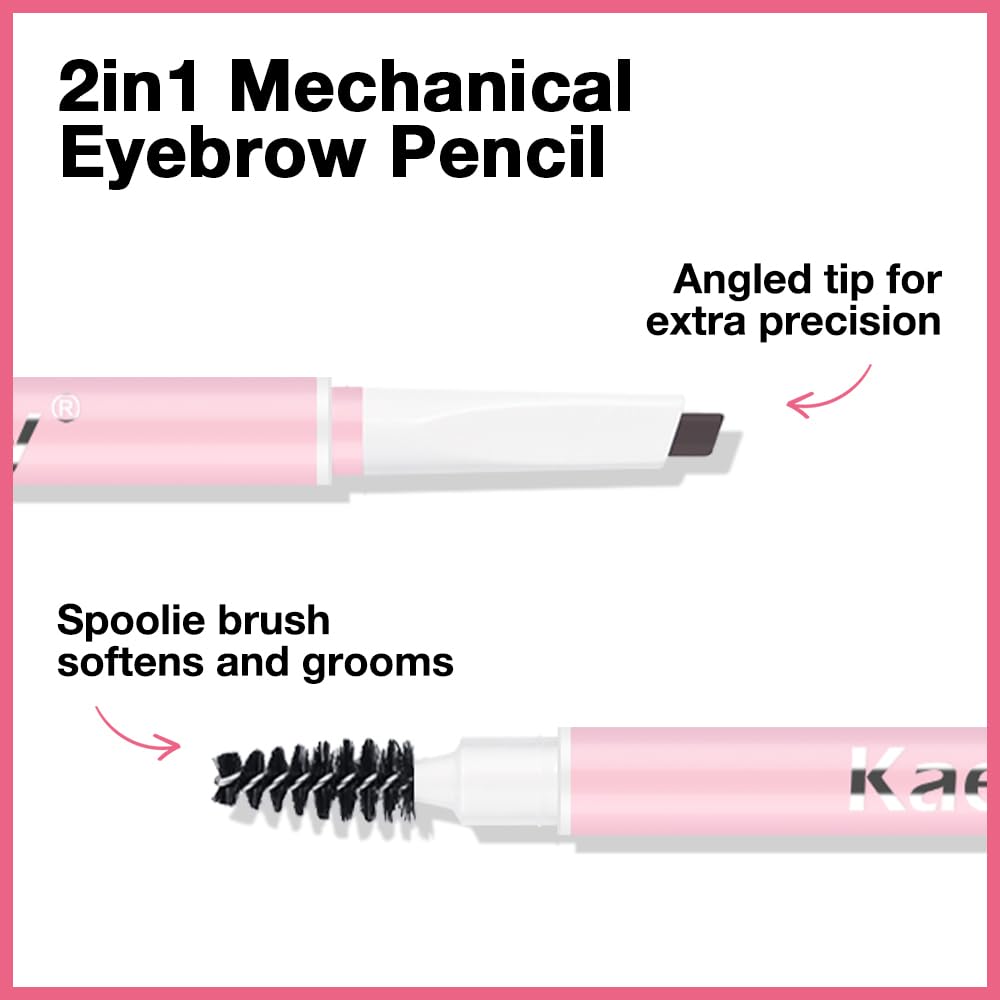 3Pcs Waterproof Eyebrow Pencil, Professional Makeup Micro Brow Pencil, Double-Ended Ultra-Fine Eyebrow Pencil, Ultra-Fine Mechan