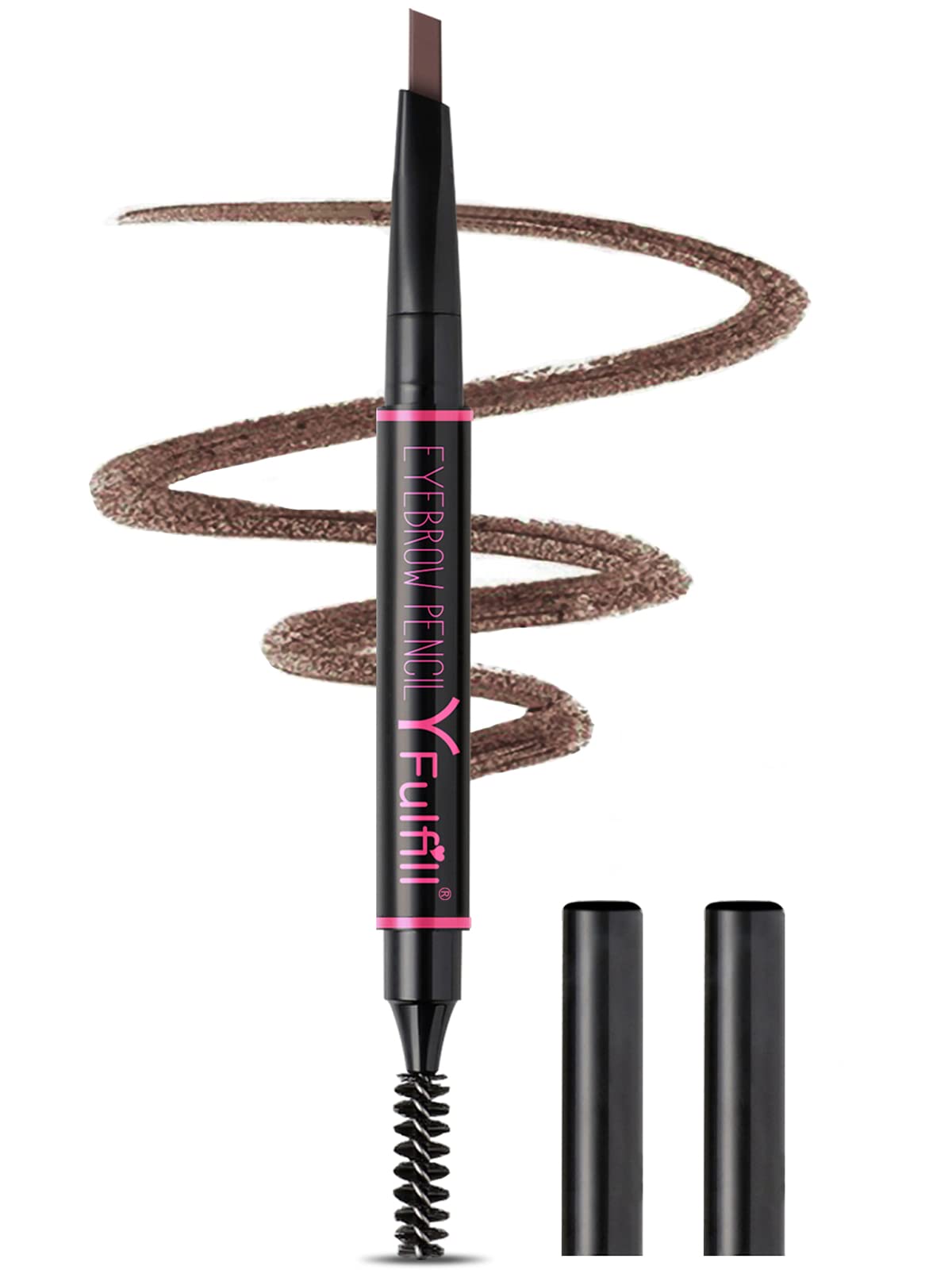 Yfulfill Eye Brow Pencils For Women Dark Brown Waterproof, Eyebrow Pencil Dark Brown Waterproof, Dark Brown Eyebrow Pencils For