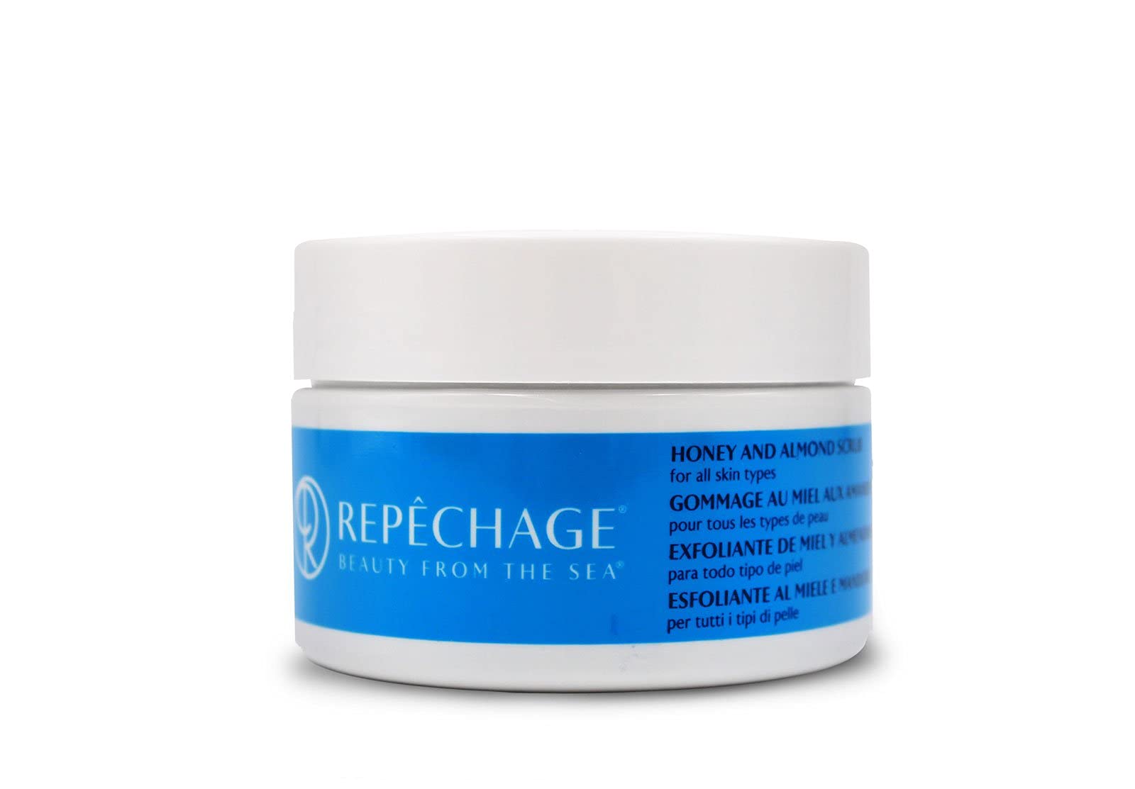 Repechage Honey and Almond Scrub For All Skin Types - Exfoliating Face Mask and Scrub Deeply Cleanses, Gentle Face Exfoliator He