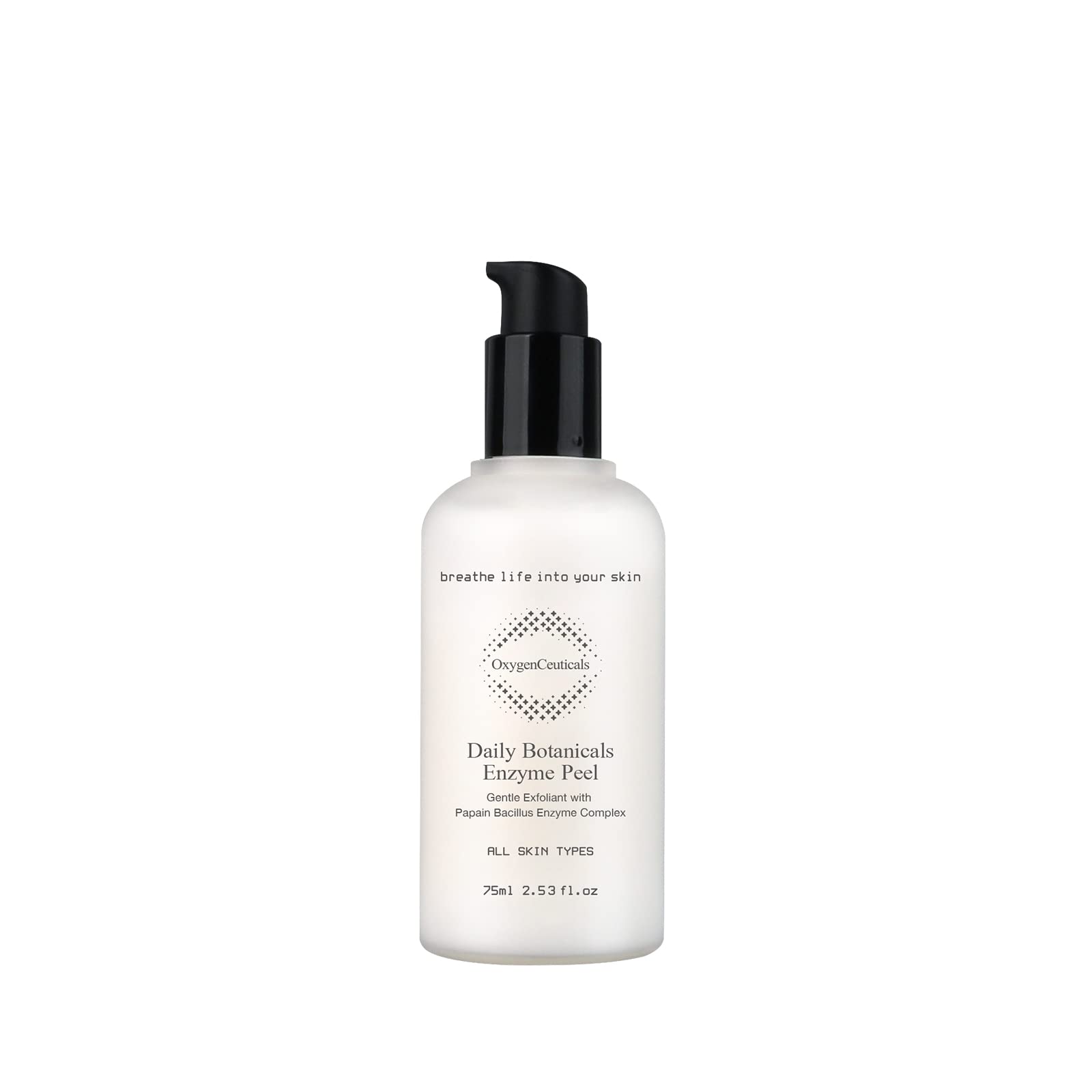 Korean Skincare Non-Abrasive Enzyme Peeling Gel, OxygenCeuticals Daily Botanicals Enzyme Peel, Papaya & Pineapple Enzymes, Impro