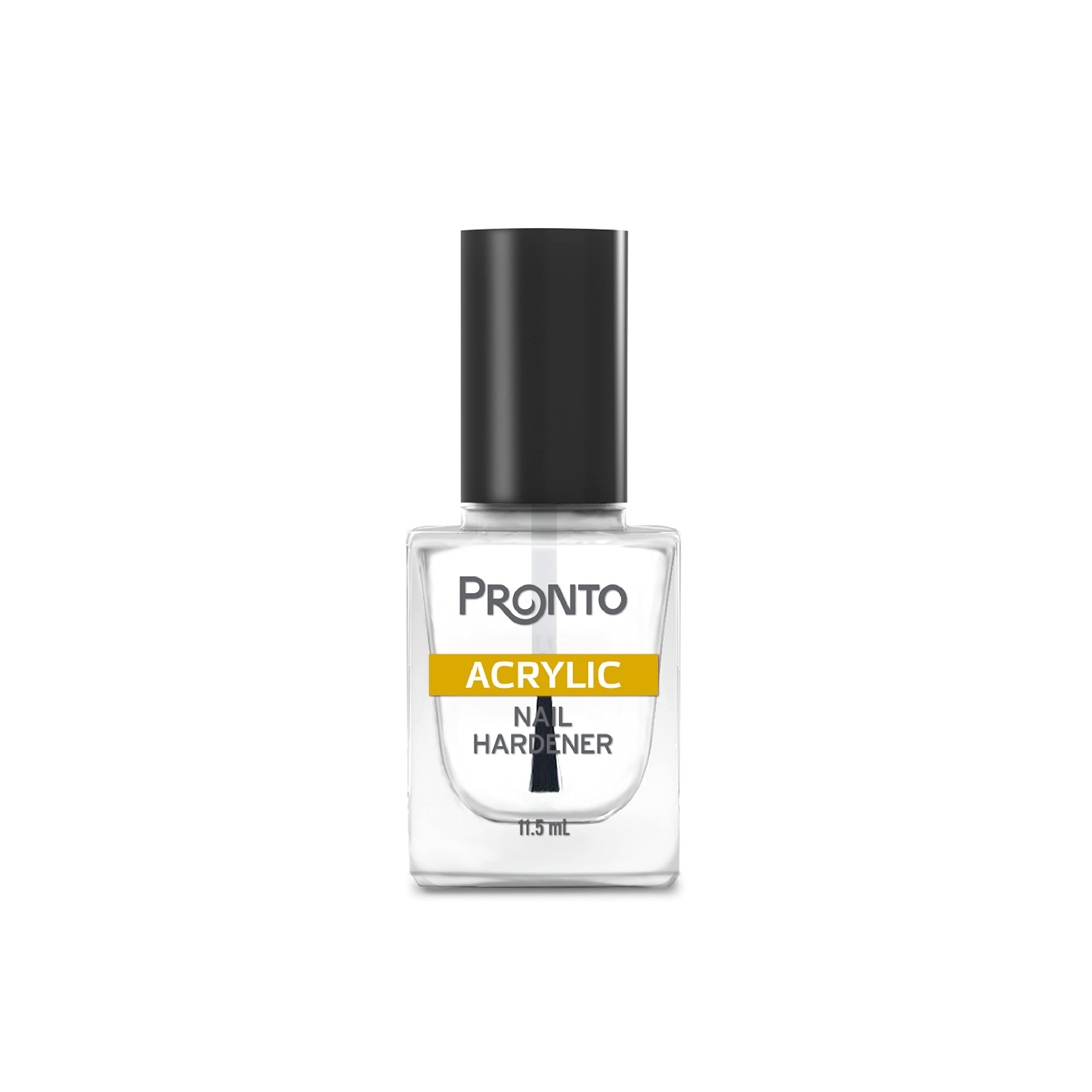 Pronto Acrylic Nail Hardener - Clear Top Coat Nail Polish for Nail Strengthening and Protection | Quick Dry Clear Polish Top Coa