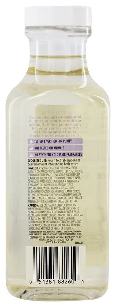 Aura Cacia Bubble Bath Lavender Relaxing