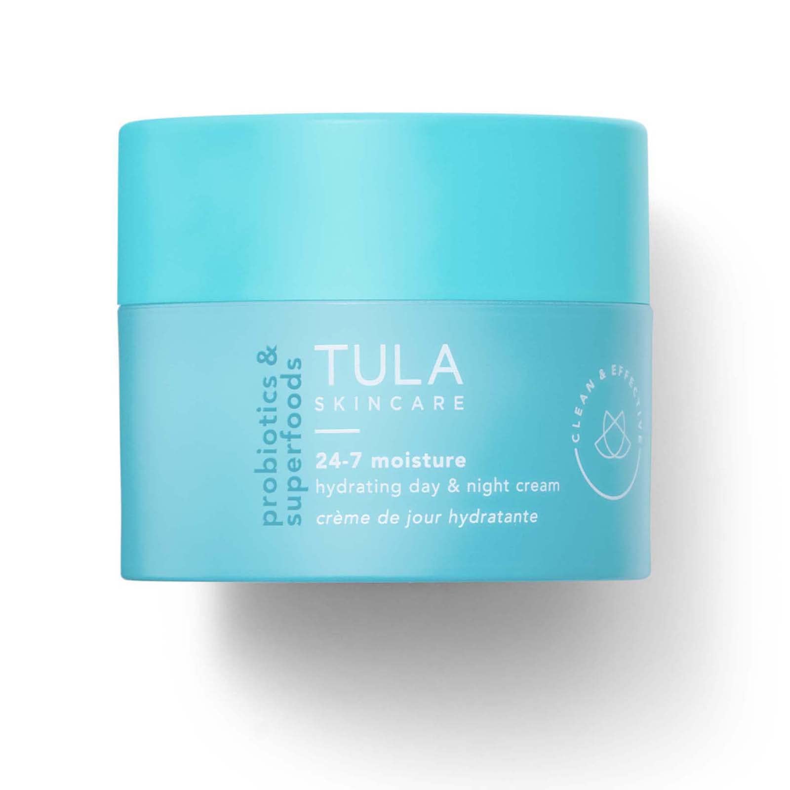 Tula Skin Care 24-7 Hydrating Day & Night Cream - Anti-Aging Moisturizer For Face, Contains Watermelon & Blueberry Extract, 1.5