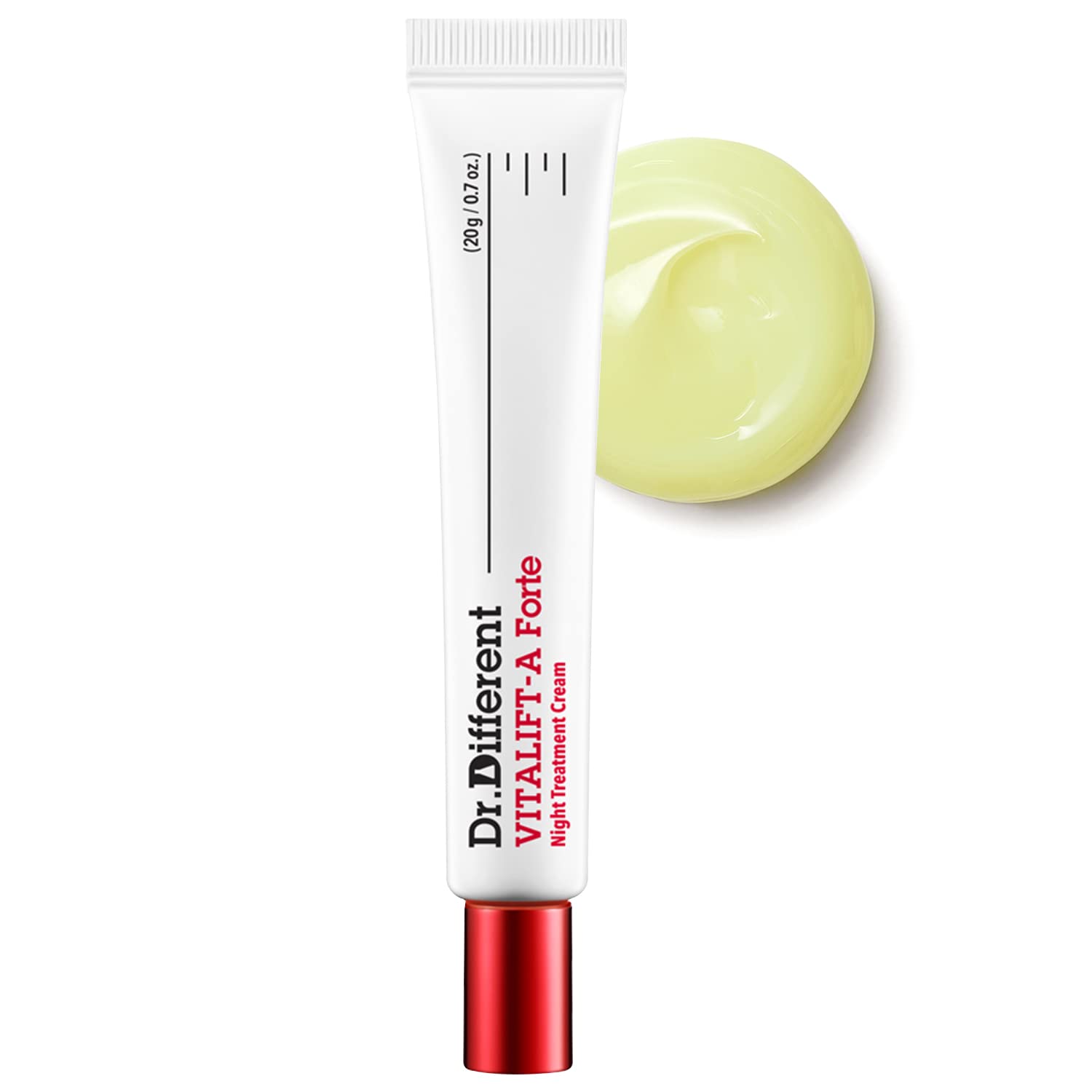 Dr.Different VITALIFT-A Forte Retianl 0.1% - Intensive Anti-Aging Night Cream for Lifting & Firming with Vitamin A & Hyaluronic 