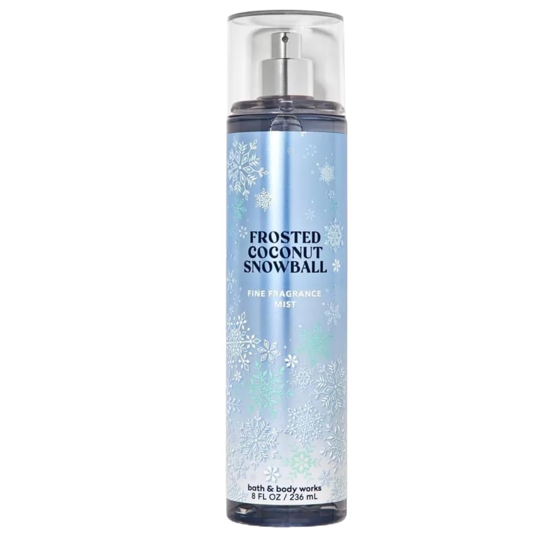 Bath And Body Works Holiday Traditions Frosted Coconut Snowball Body Mist. 8 Oz