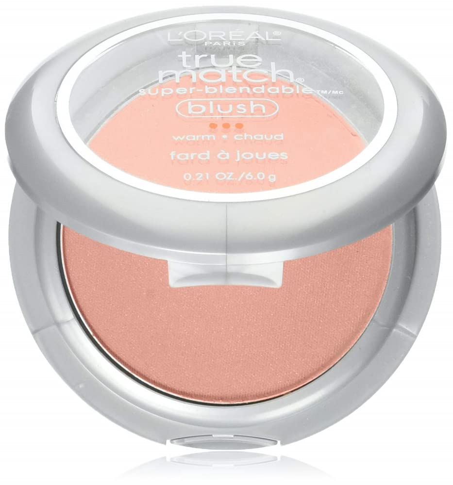 L'Or  al Paris True Match Super-Blendable Blush, Precious Peach, 0.21 oz.