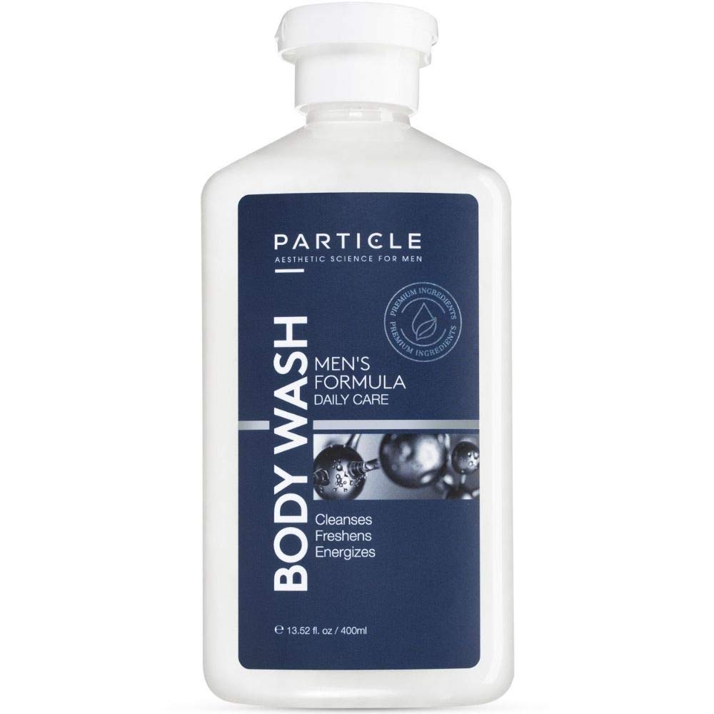 Particle Mens Body Wash - Hydrating Shower Gel That Cleanses, Refreshes, Deodorizes & Moisturizing (13.52 Oz) - Refreshing Body