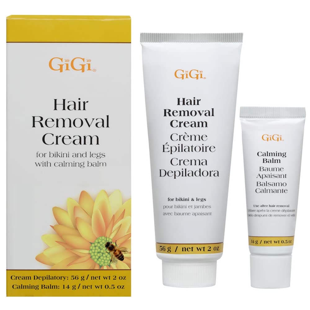 Gigi Hair Removal Cream For Bikini & Legs With Calming Balm, 1 Ea, 1Count