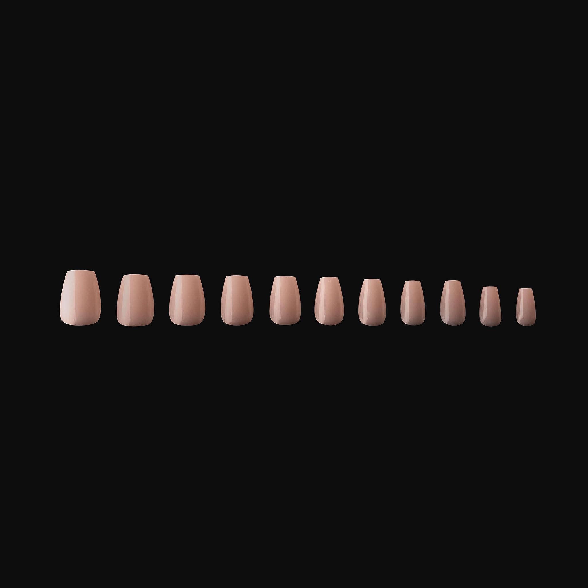 Apres Neutrals Gel-X Emma Box Of Nail Tips, 11 Sizes 00-9, Soft Gel Tip Box (150Pcs) (Natural Coffin Extra Short, 150)