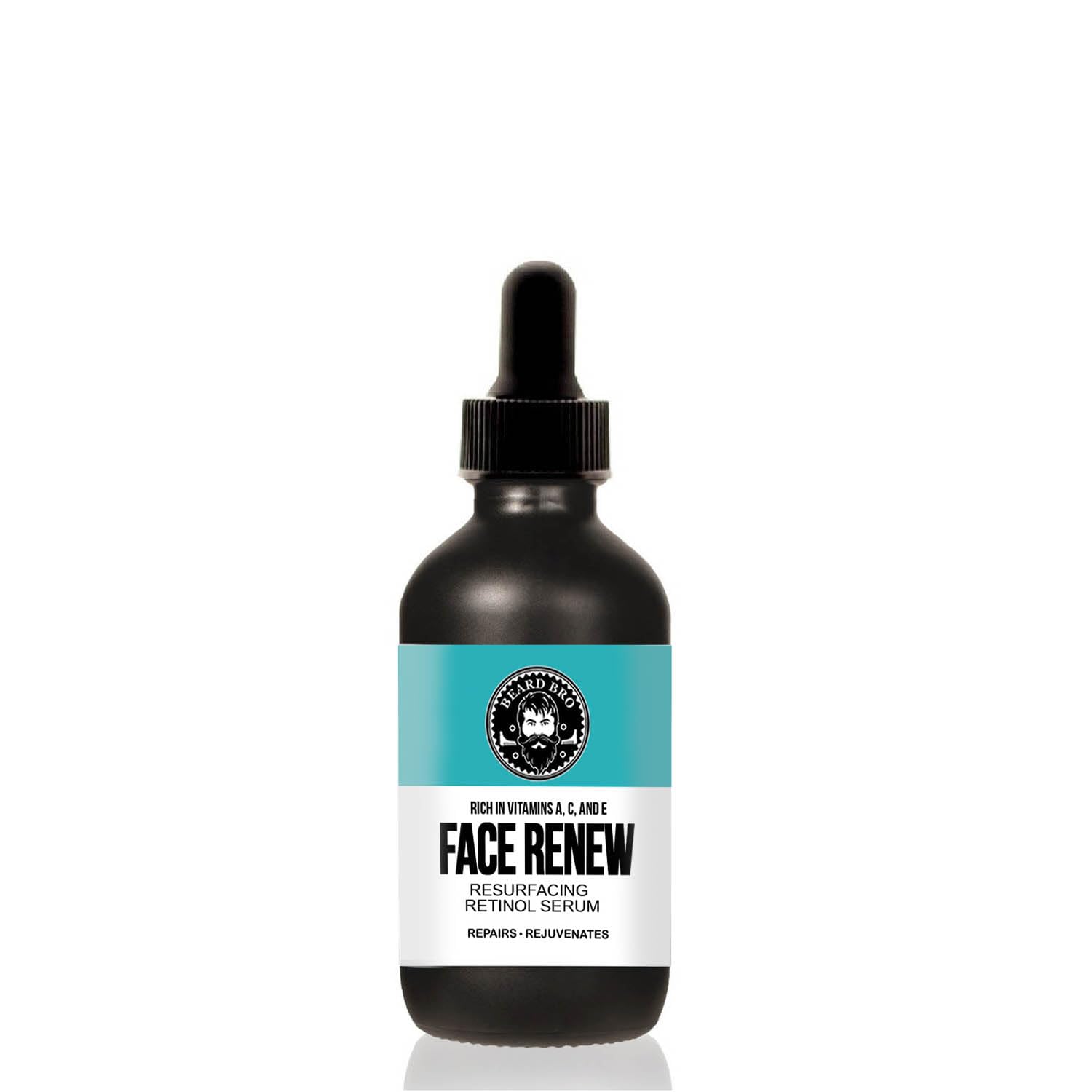 Beard Bro Skin Renewal Oil for Men  Face & Beard Hydration Serum with Retinol, Hyaluronic Acid, Vitamin E & Rosehip Oil  Anti