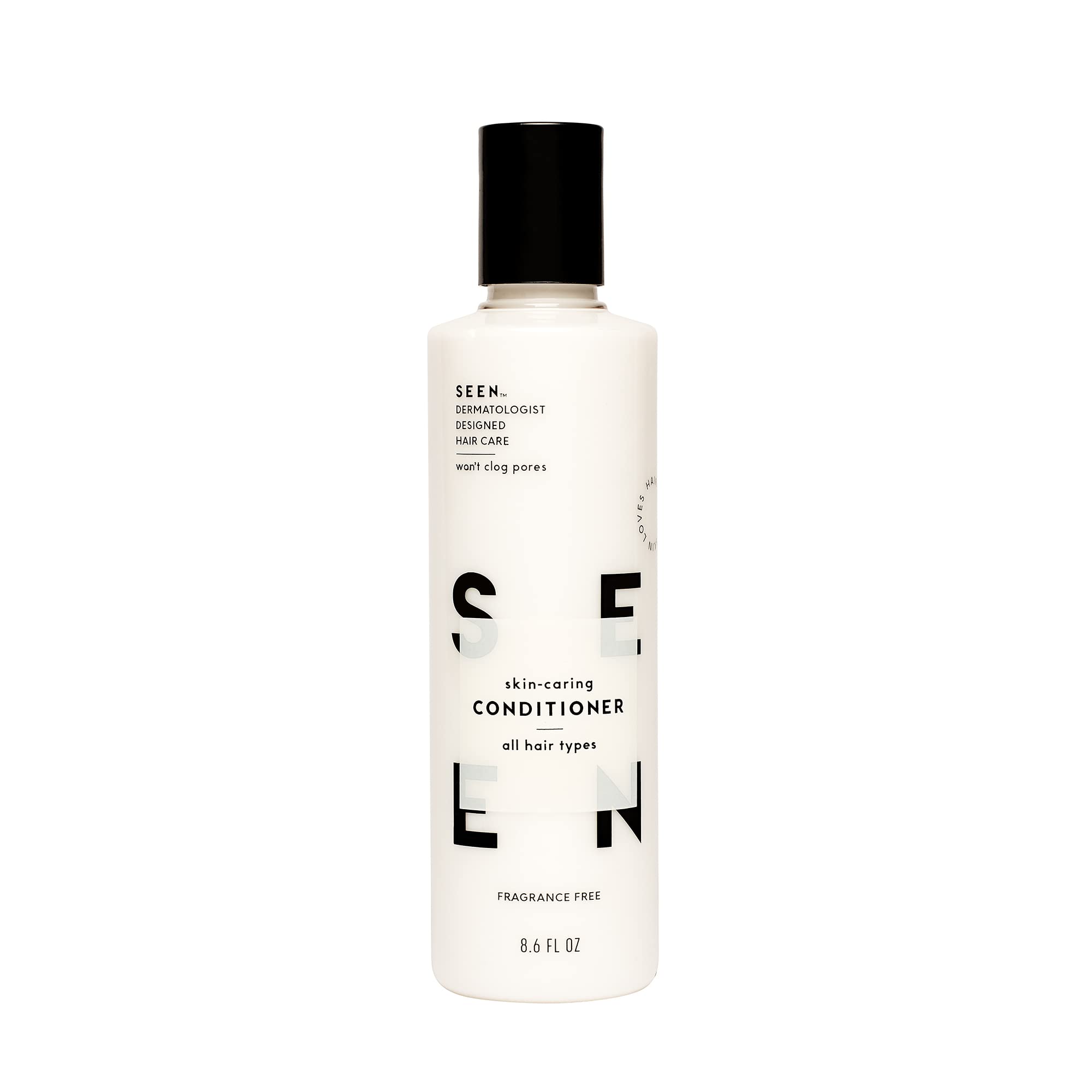SEEN Conditioner, Fragrance Free - Non-Comedogenic & Sulfate-Free Hair Conditioner- Dermatologist-Developed - Safe for Sensitive