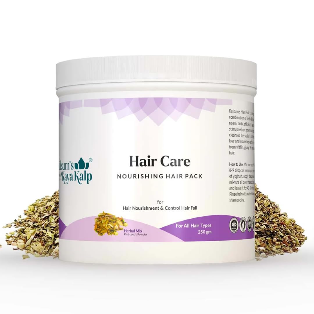 KulsumS Kaya Kalp Hair Care Nourishing Hair Pack For Nourishment & Control Hair Fall,250 G