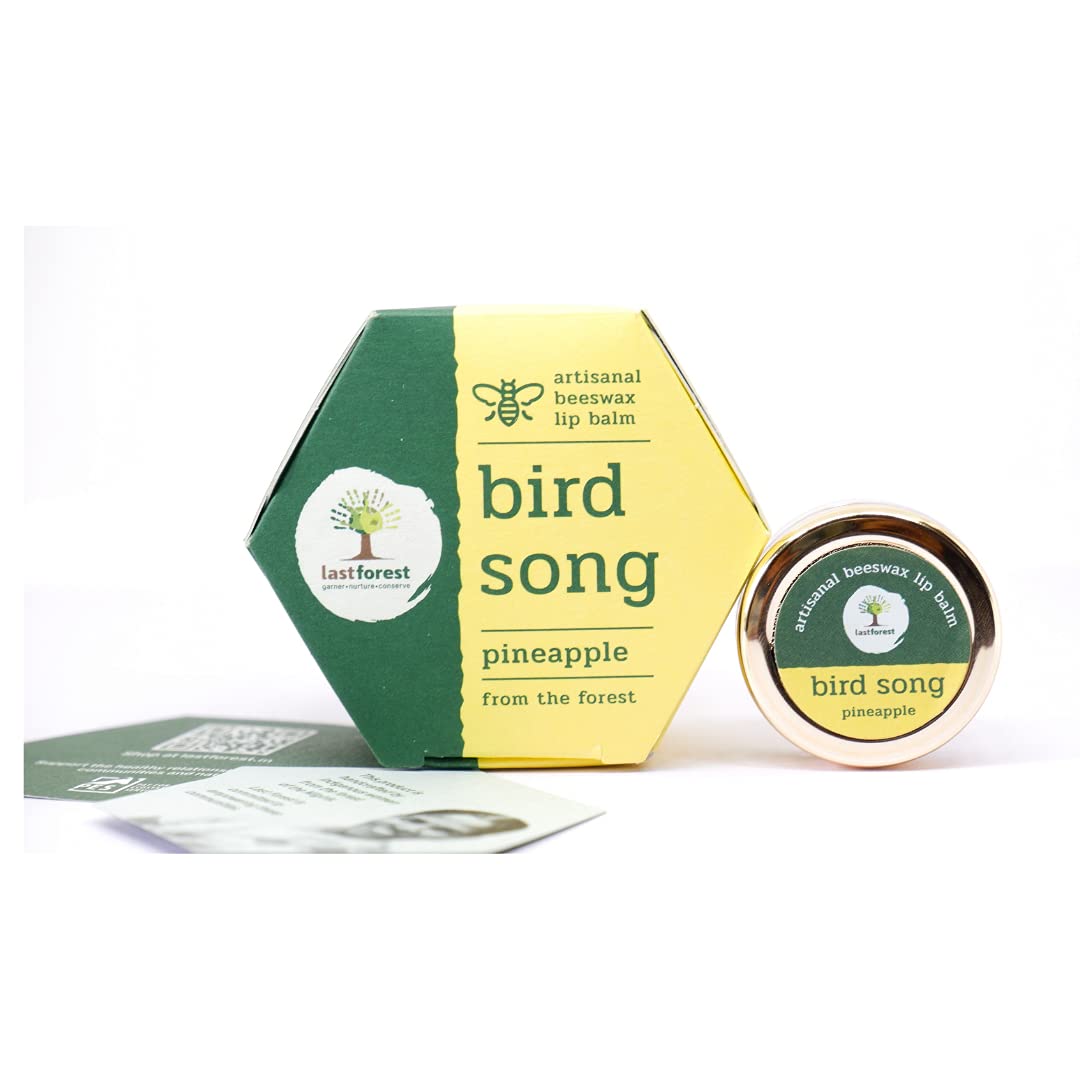 Last Forest Beeswax Lip Balm For Men & Women 5G, NonSticky, 24 Hrs Lip Moisturizer For Dry And Chapped Lips, Nourish & Protect 