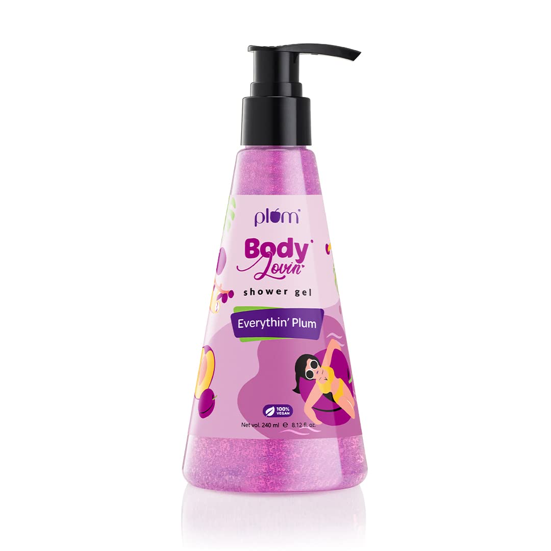 Plum Bodylovin Everythin Shower Gel | Body Wash | All Skin Types | Fruity Fragrance | Non-Drying | Sulphate Free | 100% Vegan-24