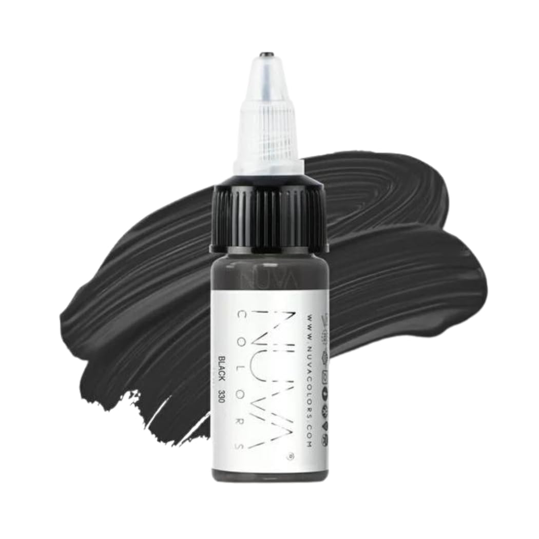 Nuva Scalp MicroPigmentation Ink  Customizable, Neutral Undertone for SMP Procedures, Vegan, Made in USA (Black)