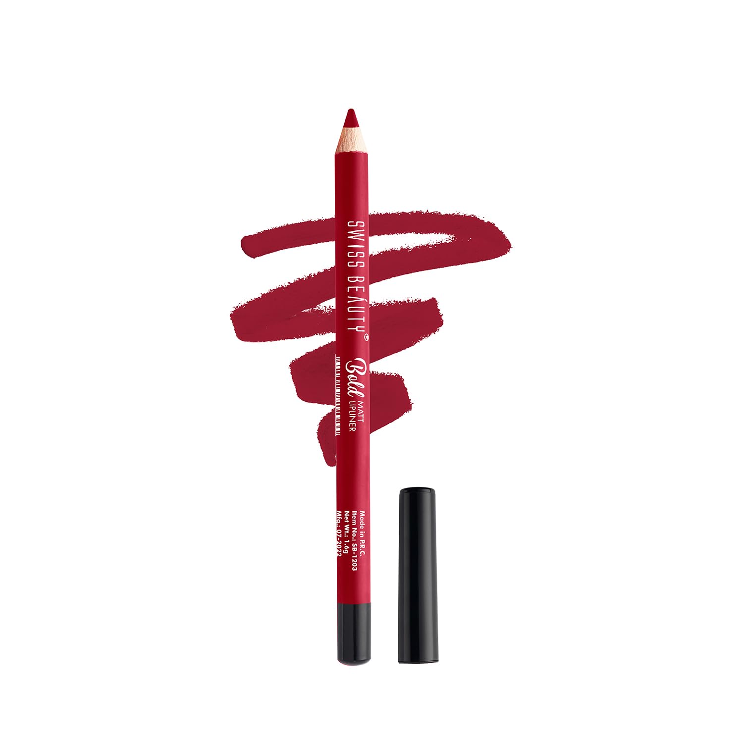 Swiss Beauty Bold Matt Lip Liner | LongLasting |Matte Finish | NonDrying | Shade07, 1.6Gm