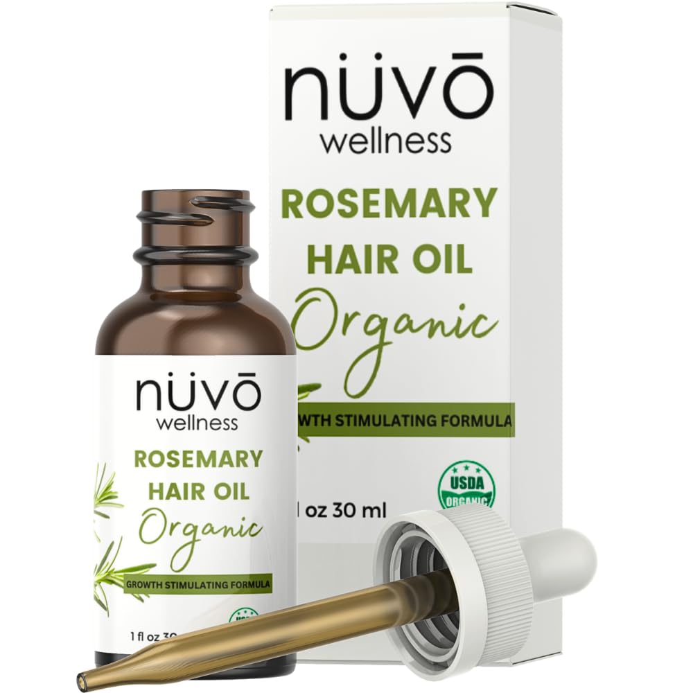 Rosemary Oil for Hair Growth Organic  Organic Moroccan Rosemary Oil Blended with Organic Jojoba Oil  Great for Moisturizing fo