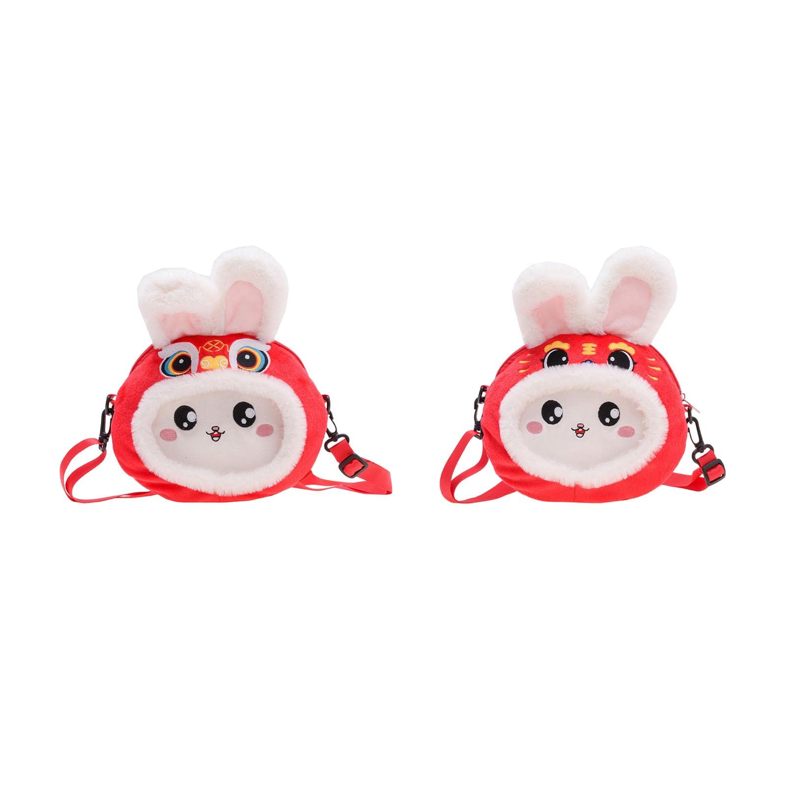 Snappsy 3D Girls Shoulder Bag Plush Purse Cosplay Handbag Wallet Women Bunny Bags Style A