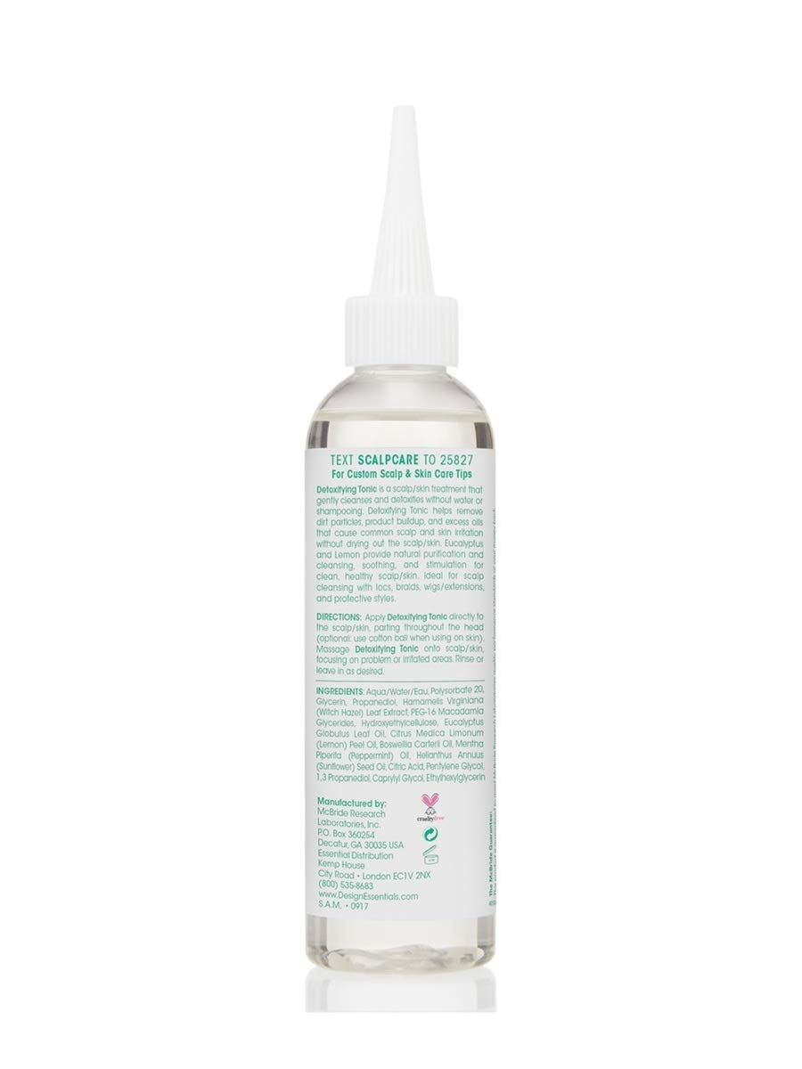 Design Essentials Scalp And Skin Care Detoxifying Tonic With Peppermint Oil, 4 Ounces